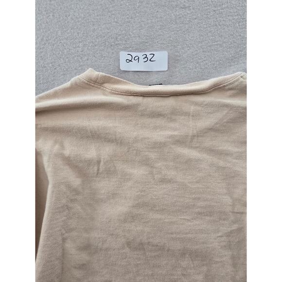 Forever21 Adore Me Sweater Top Womens Small Beige Crew Neck Long Sleeve Pullover - Picture 11 of 12